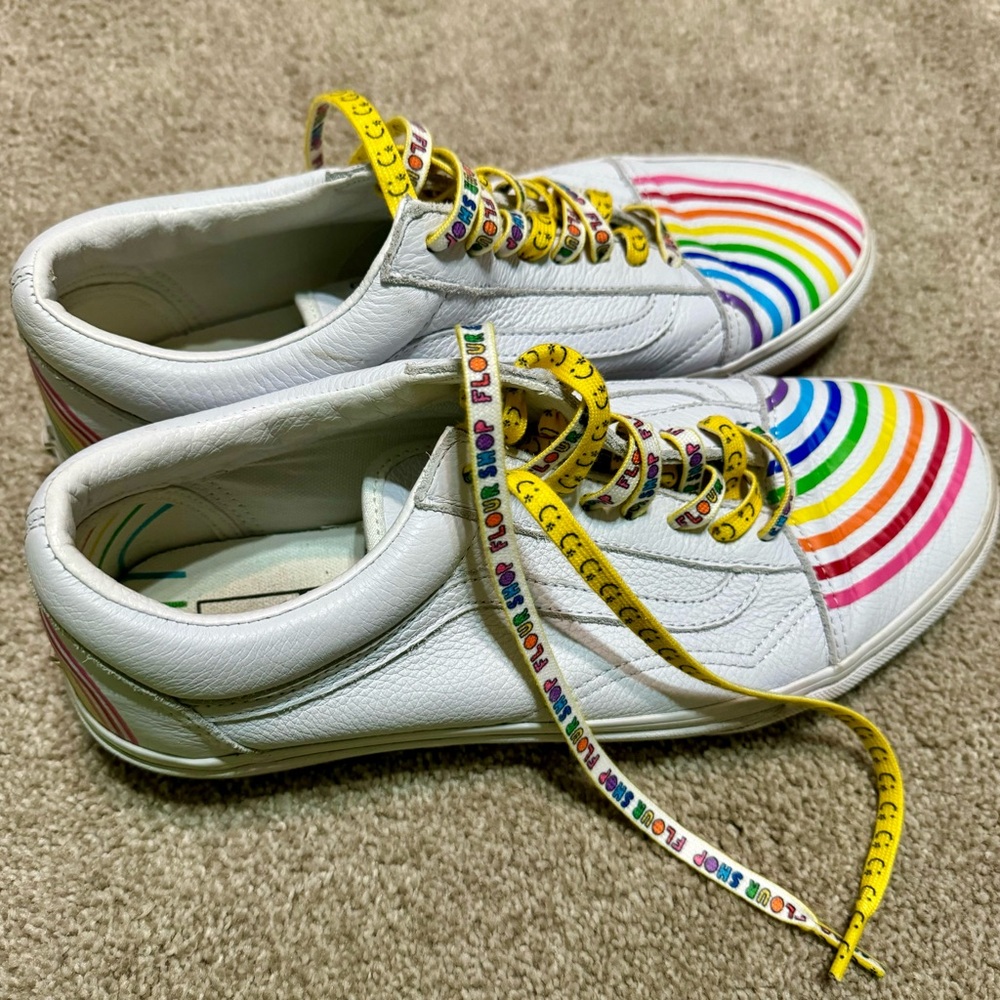 Old School VANS / Flour Shop Rainbow
